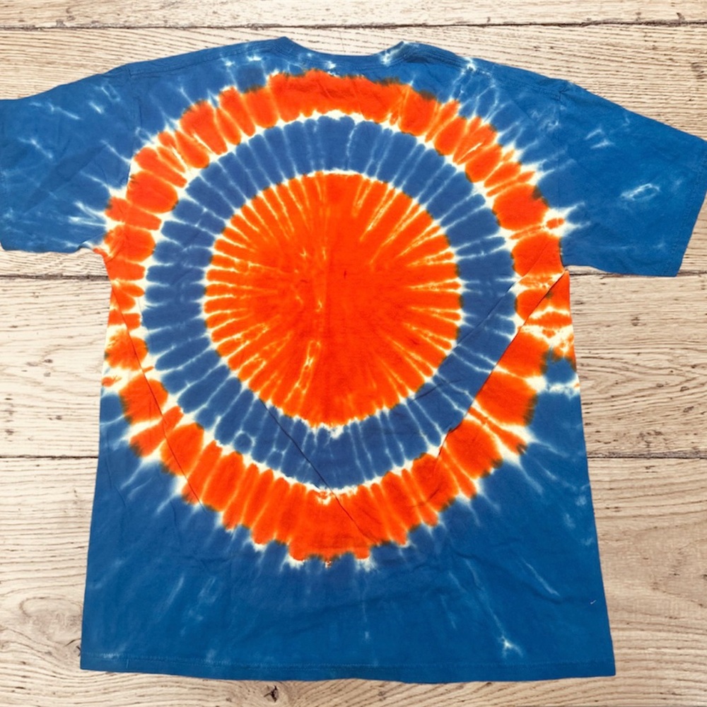New York Knicks Dunker Basketball Grateful Dead Liquid Blue Shirt Size Medium - Picture 2 of 5